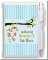 Monkey Boy - Baby Shower Personalized Notebook Favor