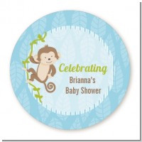 Monkey Boy - Personalized Baby Shower Table Confetti