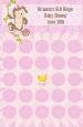 Monkey Girl - Baby Shower Gift Bingo Game Card thumbnail