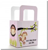 Monkey Girl - Personalized Baby Shower Favor Boxes