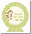 Monkey Neutral - Personalized Baby Shower Centerpiece Stand thumbnail