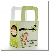 Monkey Neutral - Personalized Baby Shower Favor Boxes
