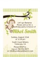 Monkey Neutral - Baby Shower Petite Invitations thumbnail