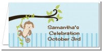 Monkey Boy - Personalized Baby Shower Place Cards