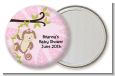 Monkey Girl - Personalized Baby Shower Pocket Mirror Favors thumbnail