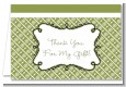 Modern Thatch Green - Personalized Everyday Party Thank You Cards thumbnail