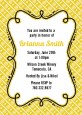Modern Thatch Yellow - Personalized Everyday Party Invitations thumbnail