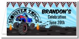 Monster Truck - Personalized Birthday Party Place Cards