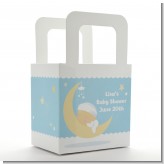 Over The Moon Boy - Personalized Baby Shower Favor Boxes