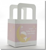 Over The Moon Girl - Personalized Baby Shower Favor Boxes