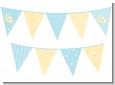 Over The Moon Boy - Baby Shower Themed Pennant Set thumbnail