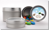 Moose and Bear - Custom Baby Shower Favor Tins