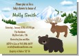 Moose and Bear - Baby Shower Invitations thumbnail