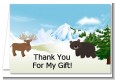 Moose and Bear - Baby Shower Thank You Cards thumbnail