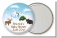 Moose and Bear - Personalized Baby Shower Pocket Mirror Favors thumbnail