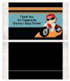 Motorcycle Baby - Personalized Popcorn Wrapper Baby Shower Favors thumbnail