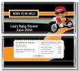 Motorcycle Baby - Personalized Baby Shower Candy Bar Wrappers thumbnail