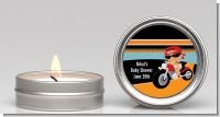 Motorcycle Hispanic Baby Boy - Baby Shower Candle Favors