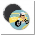 Motorcycle Hispanic Baby Boy - Personalized Baby Shower Magnet Favors thumbnail
