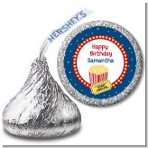 Movie Theater - Hershey Kiss Birthday Party Sticker Labels