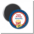Movie Theater - Personalized Birthday Party Magnet Favors thumbnail