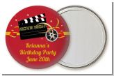 Movie Night - Personalized Birthday Party Pocket Mirror Favors