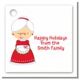 Mrs. Santa - Personalized Christmas Card Stock Favor Tags thumbnail
