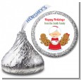Mrs. Santa - Hershey Kiss Christmas Sticker Labels thumbnail