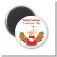 Mrs. Santa - Personalized Christmas Magnet Favors thumbnail