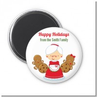 Mrs. Santa - Personalized Christmas Magnet Favors
