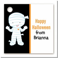 Mummy Costume - Personalized Halloween Card Stock Favor Tags