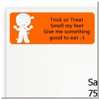 Mummy Costume - Halloween Return Address Labels