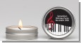 Musical Notes Black and White - Birthday Party Candle Favors thumbnail