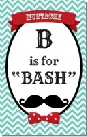 Mustache Bash - Personalized Birthday Party Wall Art