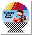 Nascar Inspired Racing - Personalized Baby Shower Centerpiece Stand thumbnail