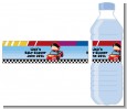 Nascar Inspired Racing - Personalized Baby Shower Water Bottle Labels thumbnail