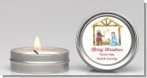 Nativity Watercolor - Christmas Candle Favors