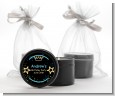 Neon Blue Glow In The Dark - Birthday Party Black Candle Tin Favors thumbnail