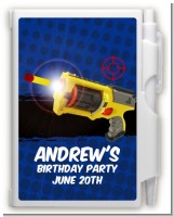 Nerf Gun - Birthday Party Personalized Notebook Favor