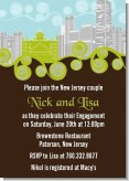 New Jersey Skyline - Bridal Shower Invitations