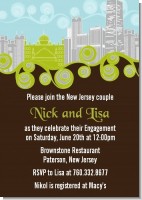 New Jersey Skyline - Bridal Shower Invitations