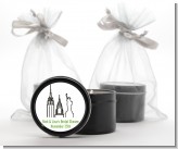 New York City - Bridal Shower Black Candle Tin Favors