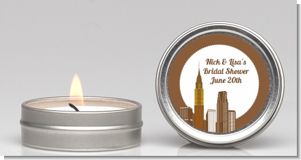 New York City Skyline - Bridal Shower Candle Favors