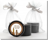 New York City Skyline - Bridal Shower Black Candle Tin Favors