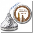 New York City Skyline - Hershey Kiss Bridal Shower Sticker Labels thumbnail