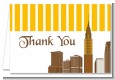 New York City Skyline - Bridal Shower Thank You Cards thumbnail