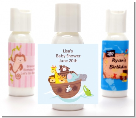 Noah's Ark - Personalized Baby Shower Lotion Favors