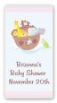 Noah's Ark - Custom Rectangle Baby Shower Sticker/Labels thumbnail