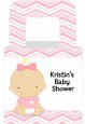 Little Girl Nurse On The Way - Personalized Baby Shower Favor Boxes thumbnail