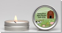 Nursery Rhyme - Old McDonald - Baby Shower Candle Favors